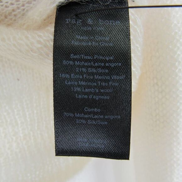 Rag & Bone Women's Milton Mohair, Wool, & Silk-Blend Sweater SZ S - Picture 6 of 6